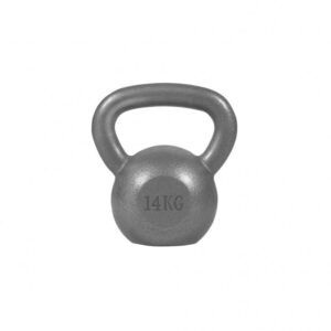 Gorilla Sports | Kettlebell Gusseisen 2-32 kg 14 kg / Grau