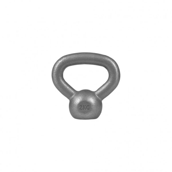 Gorilla Sports | Kettlebell Gusseisen 2-32 kg 2 kg / Grau