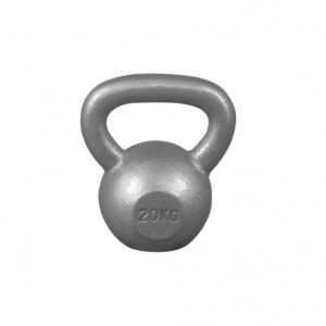 Gorilla Sports | Kettlebell Gusseisen 2-32 kg 20 kg / Grau