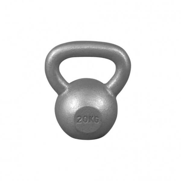 Gorilla Sports | Kettlebell Gusseisen 2-32 kg 20 kg / Grau