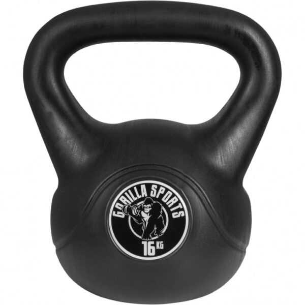 Gorilla Sports | Kettlebell aus Kunststoff 2-20 kg 16 kg