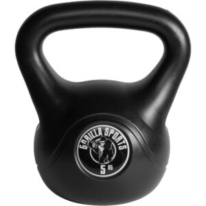 Gorilla Sports | Kettlebell aus Kunststoff 2-20 kg 5 kg