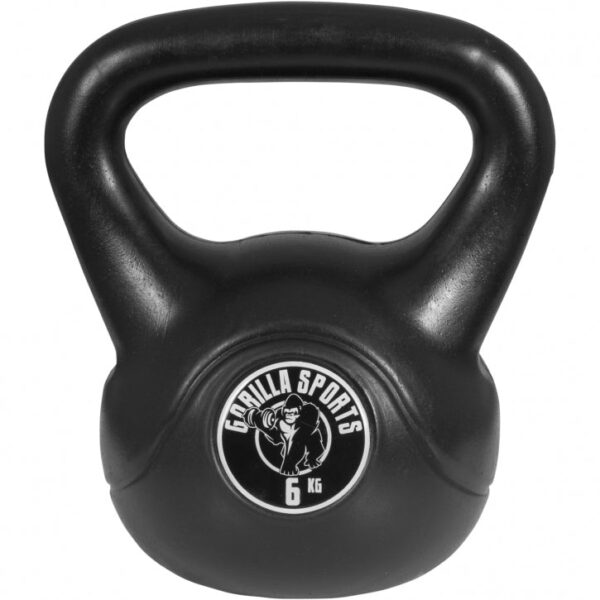 Gorilla Sports | Kettlebell aus Kunststoff 2-20 kg 6 kg