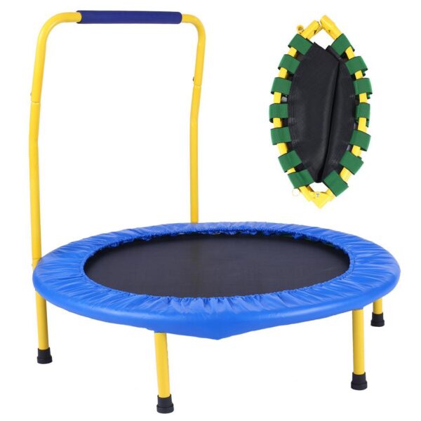 The Fitness Outlet | Kinder Trampolin - faltbar Blau