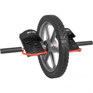 Gorilla Sports | Ab Wheel in Schwarz/Silber/Rot