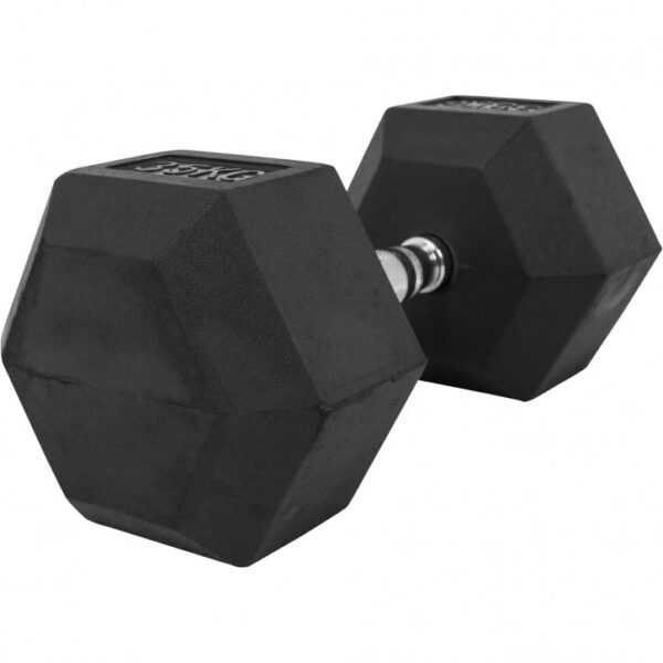 Gorilla Sports | Hexagon Kurzhantel Gummi 2-50 kg 35 kg