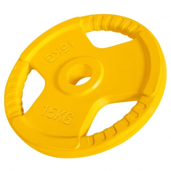 Gorilla Sports | Hantelscheibe 50/51mm Olympia Gummi Gripper 1