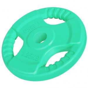 Gorilla Sports | Hantelscheibe 30/31 mm Gummi Gripper 1