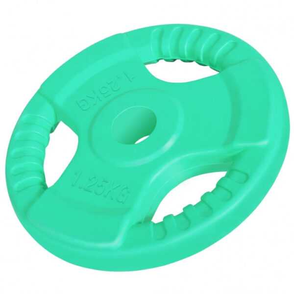 Gorilla Sports | Hantelscheibe 30/31 mm Gummi Gripper 1