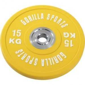 Gorilla Sports | Bumper Plates Profi 5-25 kg 15 kg