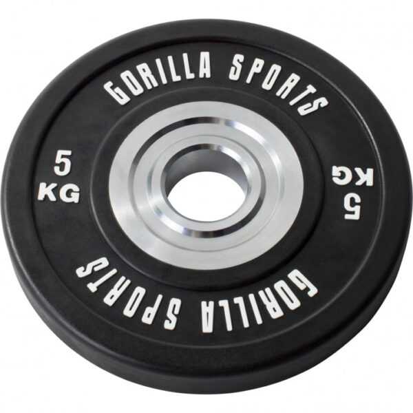 Gorilla Sports | Bumper Plates Profi 5-25 kg 5 kg