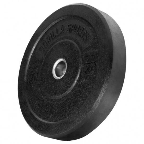 Gorilla Sports | Hi Temp Bumper Plates 5-25 kg 20 kg