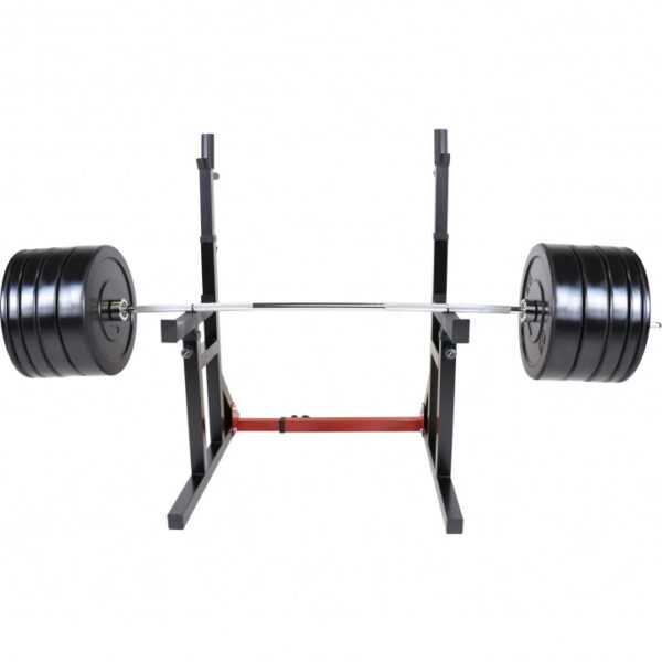 Gorilla Sports | Squat Rack inkl. Olympia Bumper Plate Langhantelset 170 kg