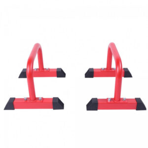 Gorilla Sports | Push Up Parallettes in Schwarz/Blau/Rot Rot