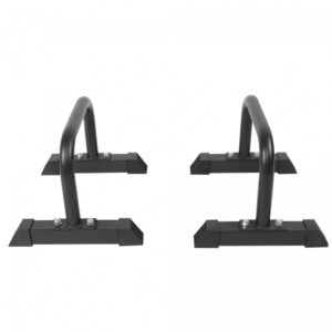 Gorilla Sports | Push Up Parallettes in Schwarz/Blau/Rot Schwarz