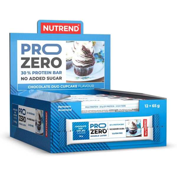 Nutrend | PROZERO Bar (12x65g) Milch-Schokoladen-Cupcake