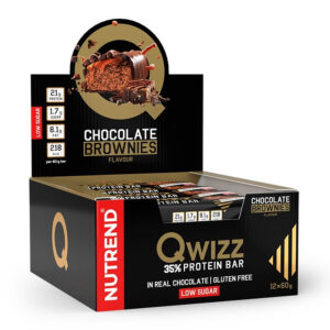 Nutrend | QWIZZ Crunchy Protein Bar (12x60g) Chocolate Brownie