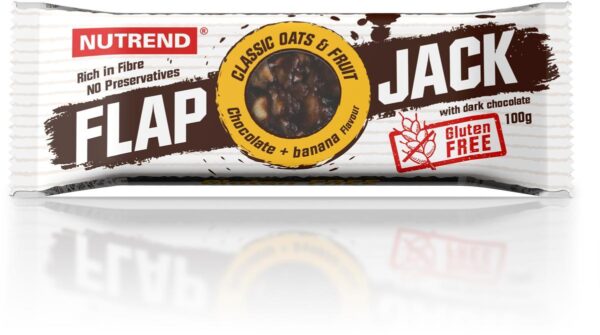 Nutrend | FLAPJACK Oatbar (20x100g) Chocolate Banana with dark Chocolate