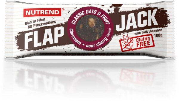 Nutrend | FLAPJACK Oatbar (20x100g) Chocolate Sour Cherry