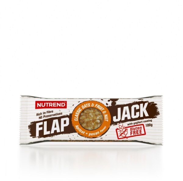 Nutrend | FLAPJACK Oatbar (20x100g) Apricot Pecan Nut with Yoghurt