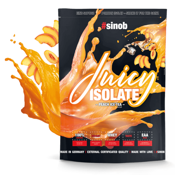 #sinob | Juicy Isolate - 1000g Eistee Pfirsich