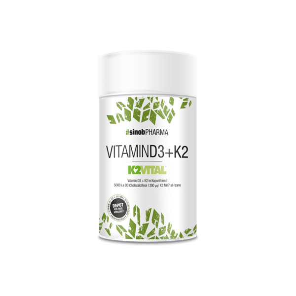 #sinob | Vitamin D3 + K2 - 60 Kapseln