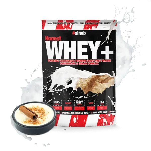 #sinob | Honest Whey+ - 1000g Milchreis Zimt