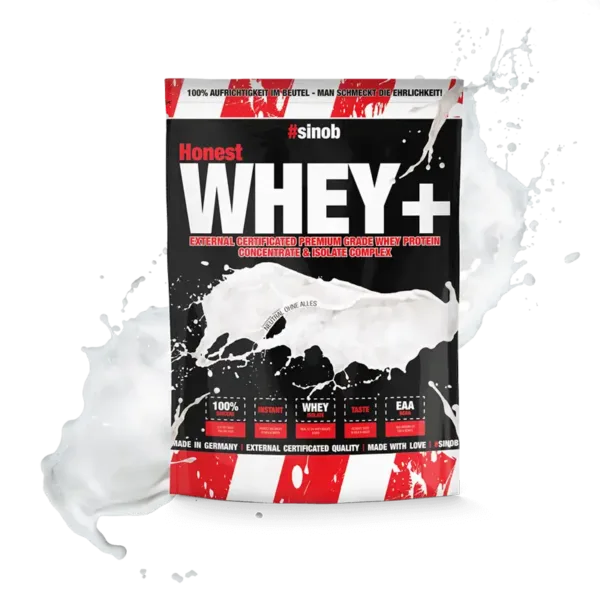 #sinob | Honest Whey+ - 1000g Pur & ohne alles