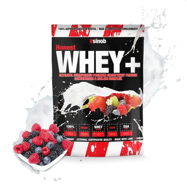 #sinob | Honest Whey+ - 1000g Sommerfràoeochte