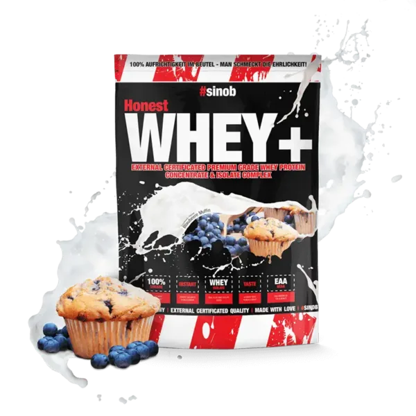 #sinob | Honest Whey+ - 1000g Blaubeere Muffin