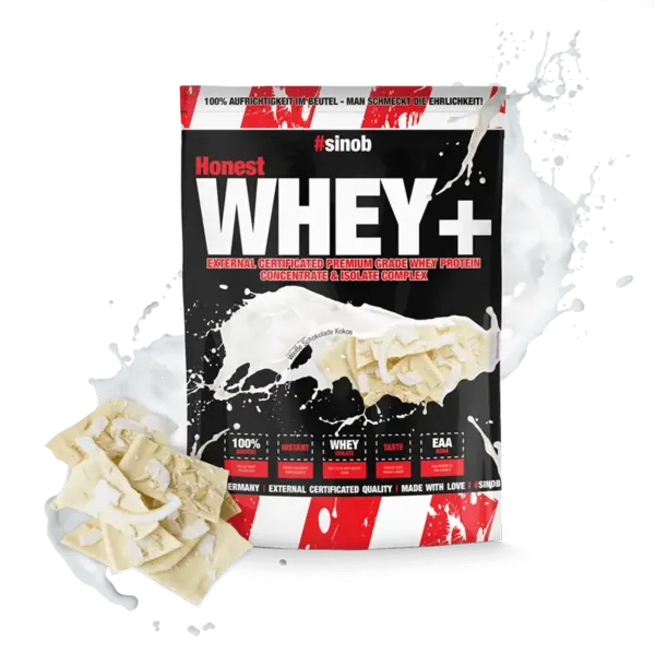 #sinob | Honest Whey+ - 1000g White Chocolate Cocos