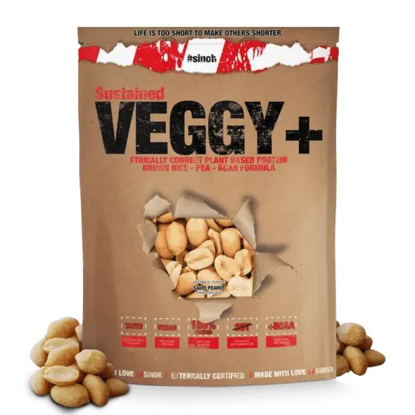 #sinob | VEGGY + VEGAN PROTEIN - 900g Salty Peanut