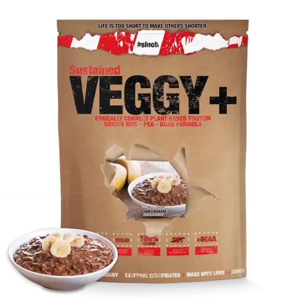 #sinob | VEGGY + VEGAN PROTEIN - 900g Banane Schokolade