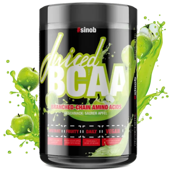 #sinob | Juic3d BCAAs - 500g Gràoeoner Apfel