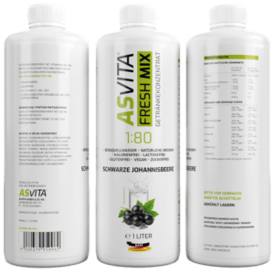 ASVita | Fresh Mix Mineralgetràoe¬ssnk - 1000ml Schw. Johannisbeere