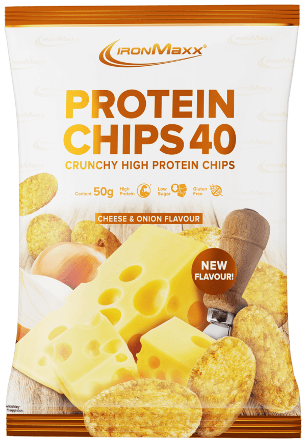 IronMaxx | Protein Chips 40 (5x50g) Cheese & Onion