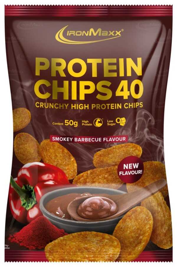 IronMaxx | Protein Chips 40 (5x50g) BBQ