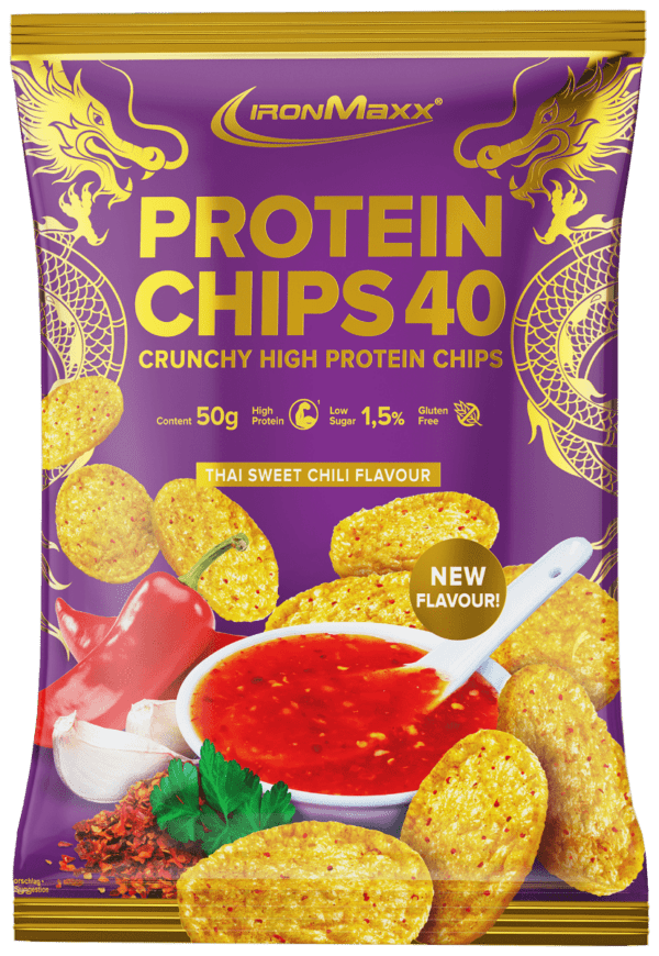 IronMaxx | Protein Chips 40 (5x50g) Thai Sweet Chili