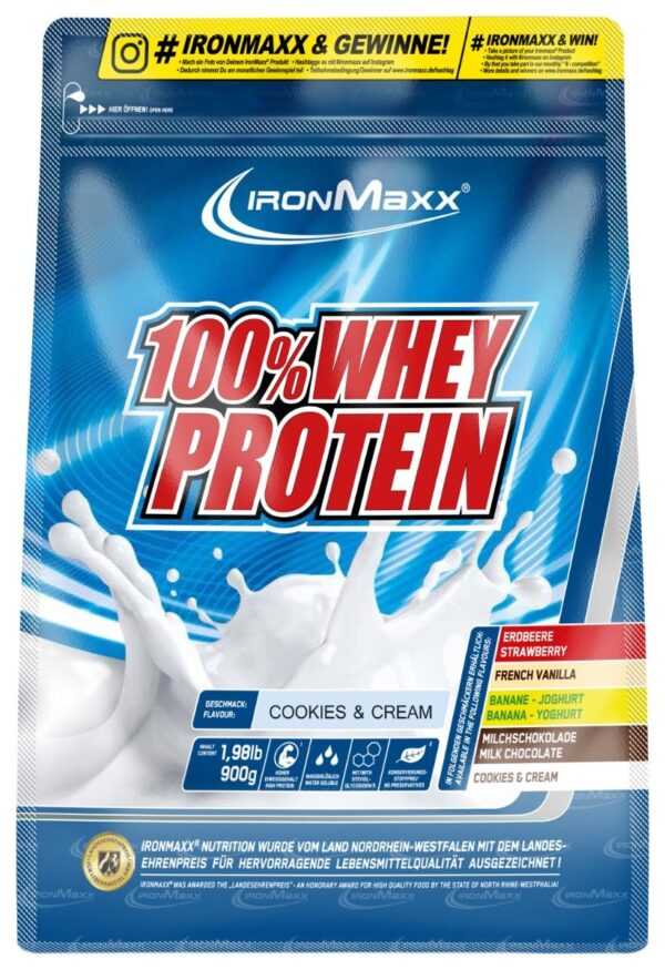 IronMaxx | 100% Whey Protein - 900g Milchschokolade