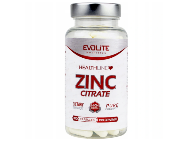 Evolite Nutrition | Zink Citrat - 100 Kapseln