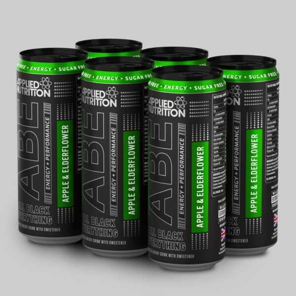 Applied Nutrition ABE Energy - 24 x 330ml Apple & Elderflower