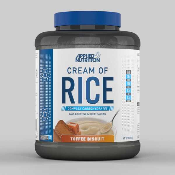 Applied Nutrition | Cream of Rice - 2000g Toffee Biscuit