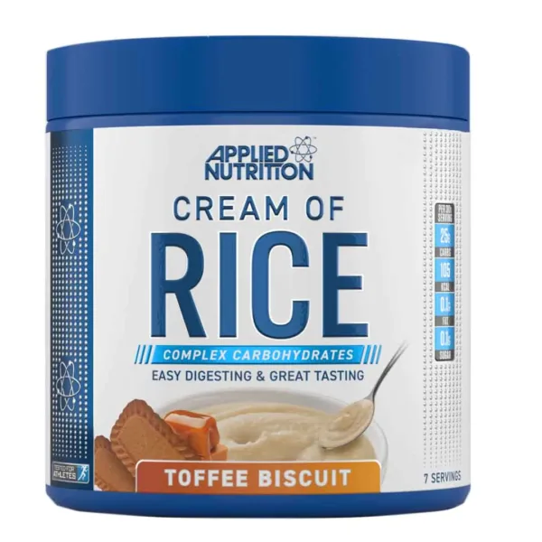 Applied Nutrition | Cream of Rice - 210g Toffee Biscuit