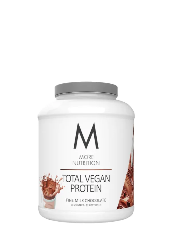 More Nutrition | Total Vegan Protein - 600g Fine Milk Chocolate