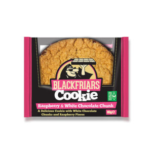 Blackfriars | Cookies (12x60g) Raspberry & White Chocolate Chunk