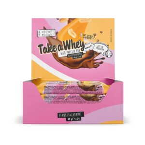 Take-a-Whey | High Protein Bar (24x46g) Peanut & Caramel