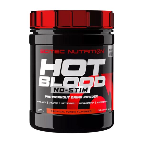 Scitec Nutrition Hot Blood No-Stim 375g Dose Tropical Punch