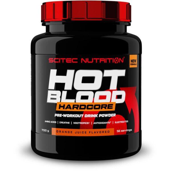 Scitec Nutrition Hot Blood Hardcore 700g Orangensaft