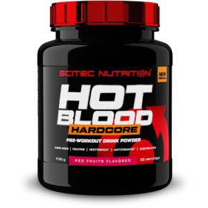 Scitec Nutrition Hot Blood Hardcore 700g Rote Fràoeochte