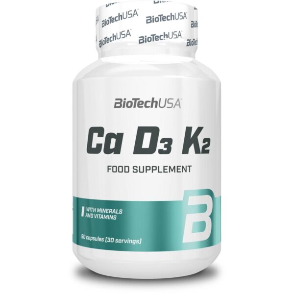 BioTech USA Ca-D3-K2 90 Kapseln